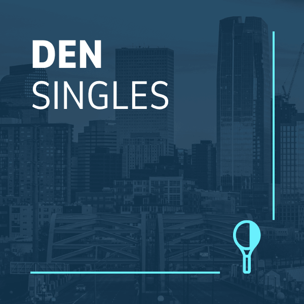 Denver Adult Late Summer Singles Tennis League 7/2 - 8/24