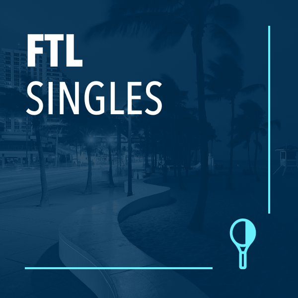 Ft. Lauderdale Adult Late Summer Singles Tennis League 7/2-8/24