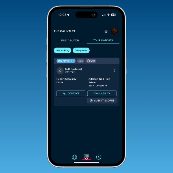 Introducing The Gauntlet: On-Demand Tennis by Gladiator