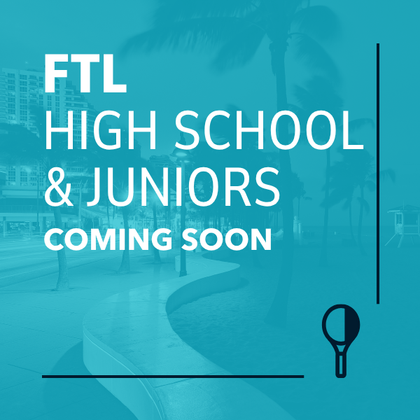 Ft. Lauderdale High School & Juniors Tennis League - COMING SOON